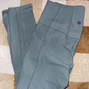 Athleta Salutation Stash Pocket II 7/8 Tight Size S Blue